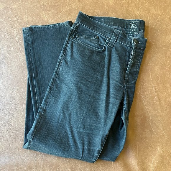 Rock & Republic Men's Slim Straight Black Denim Jeans - Picture 3 of 15